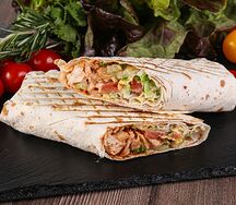 Шаурма со свининой на углях