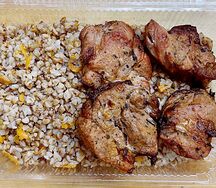 Свиная шейка с гречкой