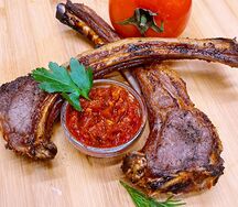 Шашлык из бараньей корейки