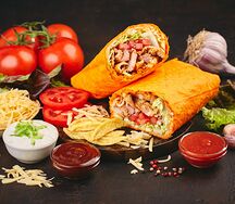 Мегашаурма с курицей Голодный койот