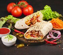 Шаурма с курицей острая По-мексикански