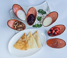 Блины с топпингом