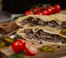Чебурек с бараниной
