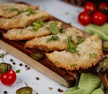 Чебуреки мини со свининой и говядиной