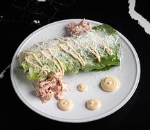 Салат качан с пастрами