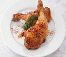 Окорочок куриный запеченный