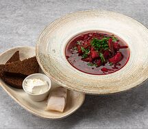 Борщ с телятиной