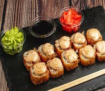 Запеченный Ролл с Лососем 