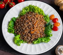 Гречка с шампиньонами