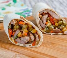 Буррито со свининой