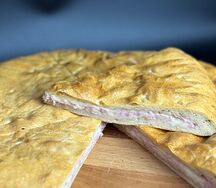 Пирог Мамука с ветчиной и сыром