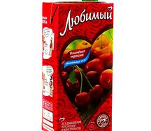 Сок Любимый Вишня-черешня