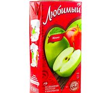 Сок Любимый яблочный