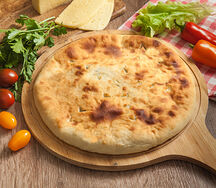 Осетинский пирог с сыром и зеленью