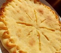 Пирог со смородиной и клюквой 