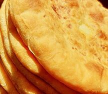 Осетинский пирог с сыром (уалибах)