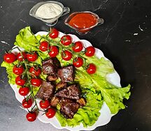 Печень с курдюком