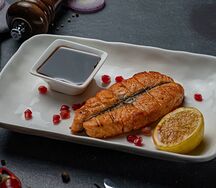 Лосось на углях