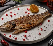 Сибас на углях