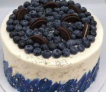 Торт с голубикой