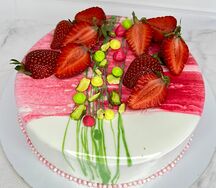 Торт-мусс Малина 