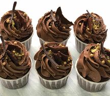 Сет шоколадных капкейков