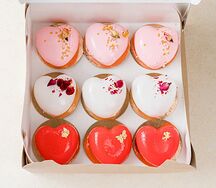 Пирожное мусс-сердечки