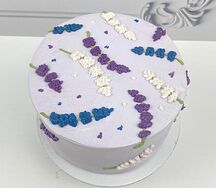 Бенто-торт Лавандовые краски