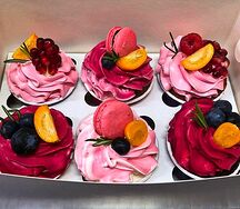 Кап-кейк Пурпур с ягодами