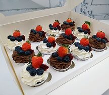 Капкейк с ягодами