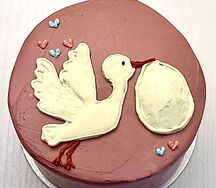 Бенто-торт К вам аист