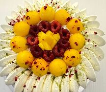 Торт Анна Павлова Манго-маракуйя