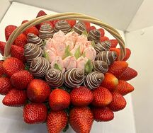 Корзина фруктово-зефирная Изобильная