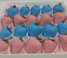 Клубника в шоколаде гендерная