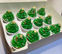 Капкейк Елочки