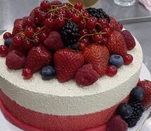 Торт мусс малина