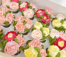 Набор капкейков Нежная роза