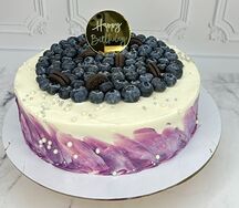Торт с топпером Happy birthday