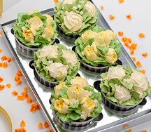 Набор кап-кейков Нежная роза