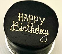 Бенто-торт красный бархат С днем рождения