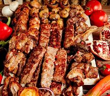 Ассорти из шашлыков на большую компанию