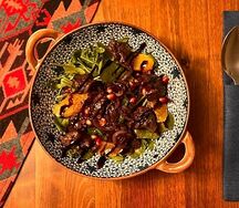 Горячий салат из куриной печени