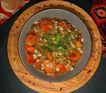 Овощная грузинская закуска