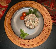 Шеф-салат с телячьим языком