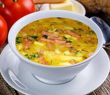 Суп гороховый с беконом