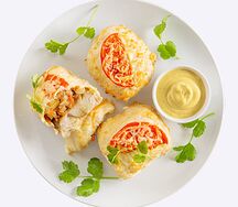 Рыба запеченная с овощами