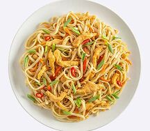 Лапша удон с курицей