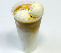 Айс-кофе с мороженым