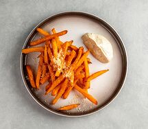 Батат фри с трюфельным айоли