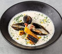 Чаудер с морепродуктами